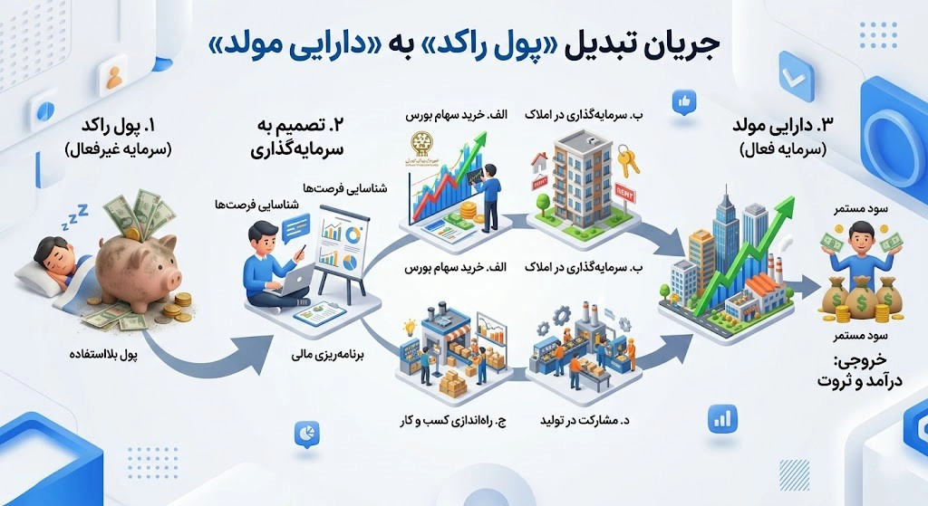 سرمایه گذاری چیست و چگونه پول را به دارایی تبدیل می‌کند